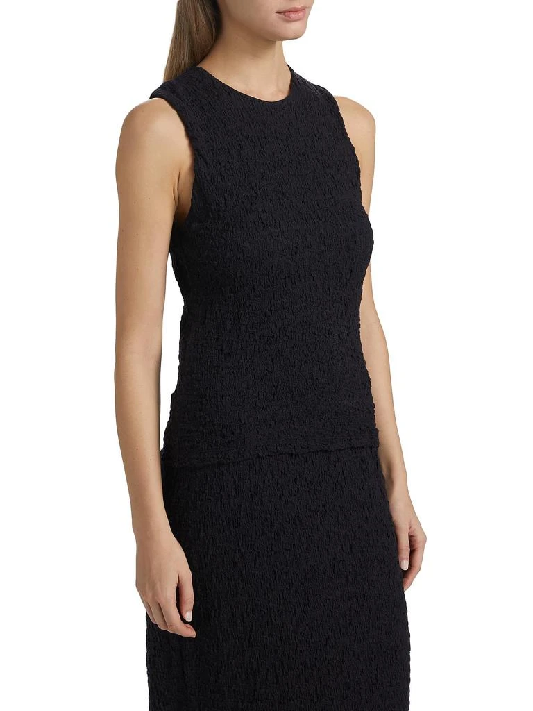 Vince Smocked Sleeveless Top 3