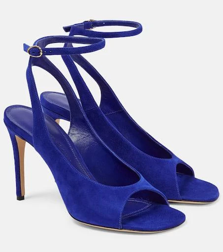 Victoria Beckham Suede slingback sandals 1