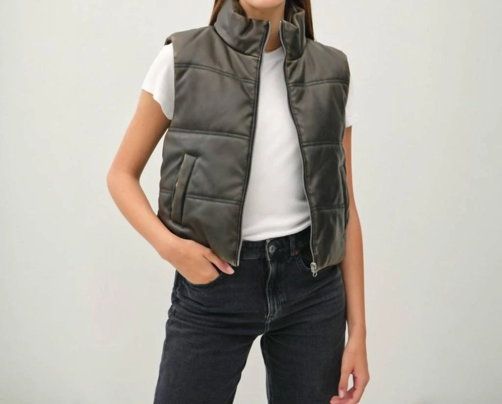 be cool Be Cool - Sofie Faux Leather Vest