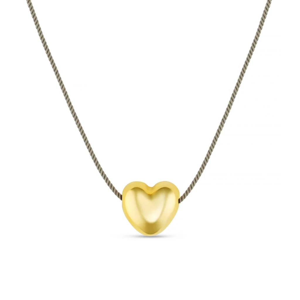 Orelia London Voluminous Heart Adjustable Cord Necklace 1
