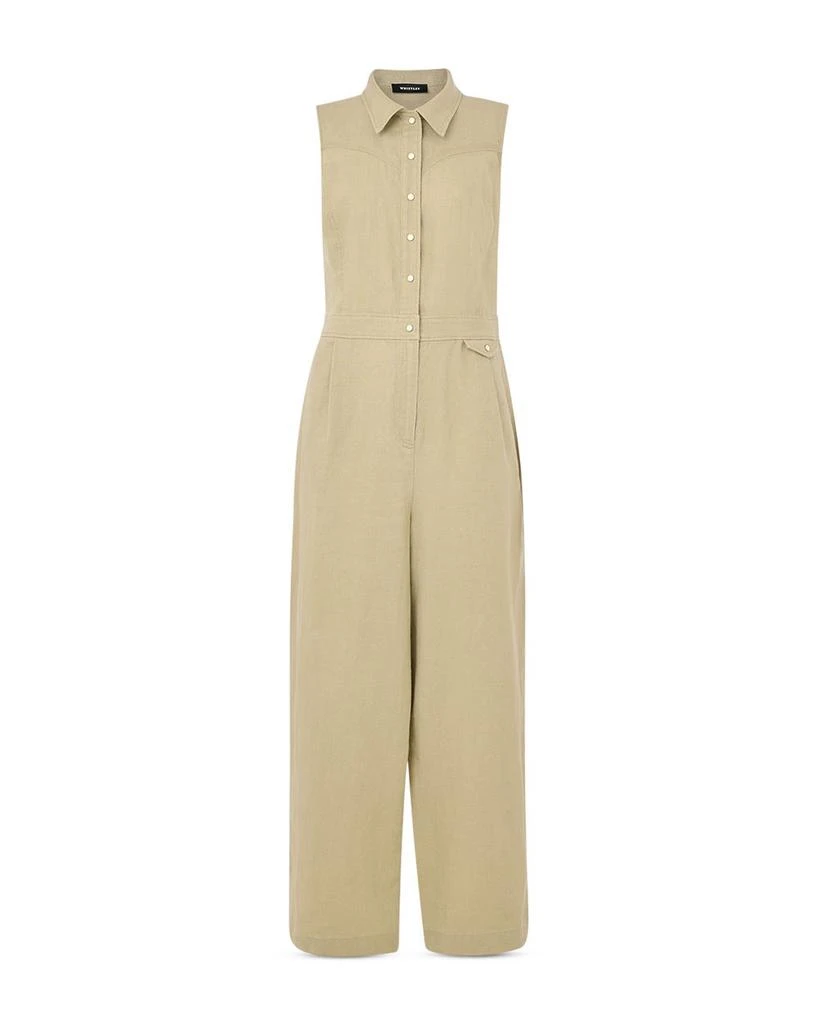Whistles Ellis Western Linen Jumpsuit 5