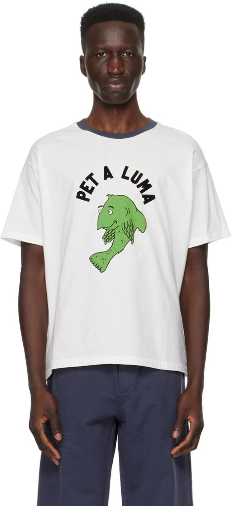 BODE White 'Pet a Luma' T-Shirt 1