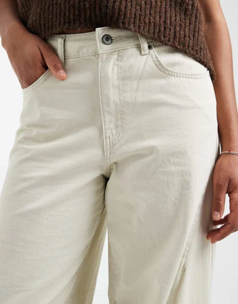 ONLY Tall ONLY Tall barrel trousers in stone 3