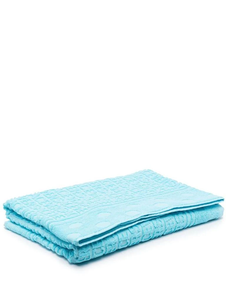 Versace Versace Towel With Jacquard Logo 1