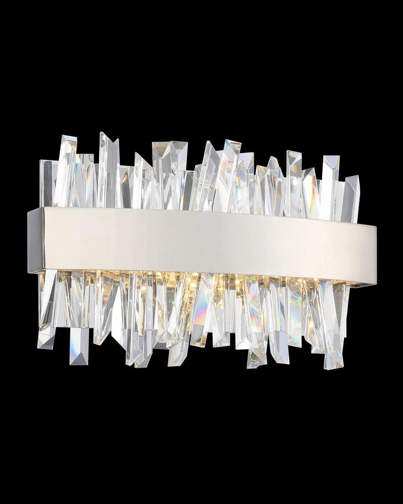 Allegri Crystal by Kalco Lighting Glacier 12" LED Bath Vanity Light