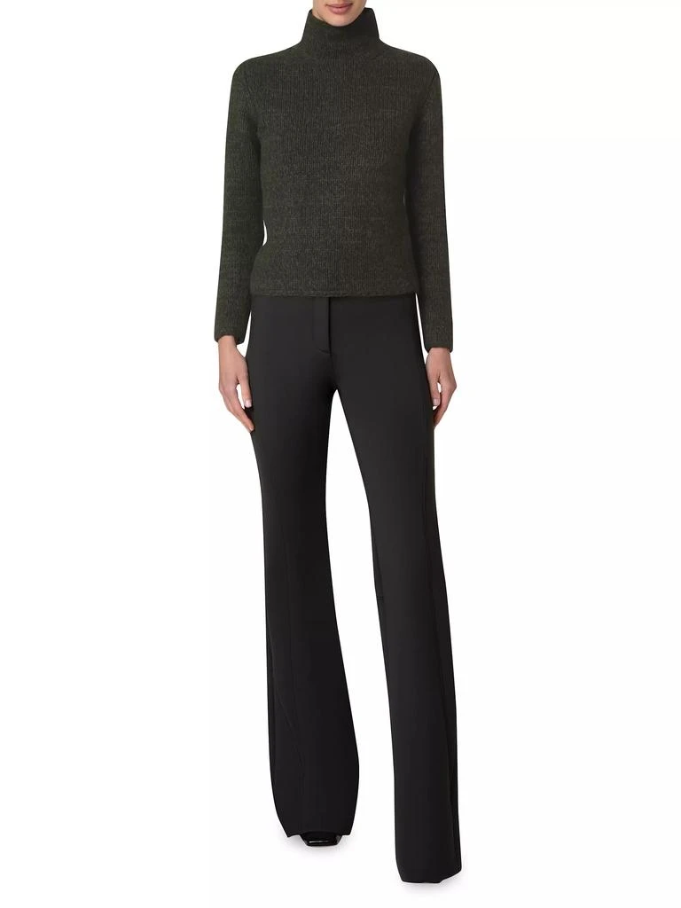 Akris Cashmere-Wool Two-Tone Mouline Sweater 2