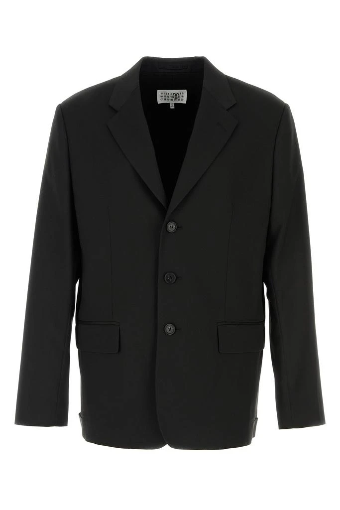MM6 Black jersey blazer