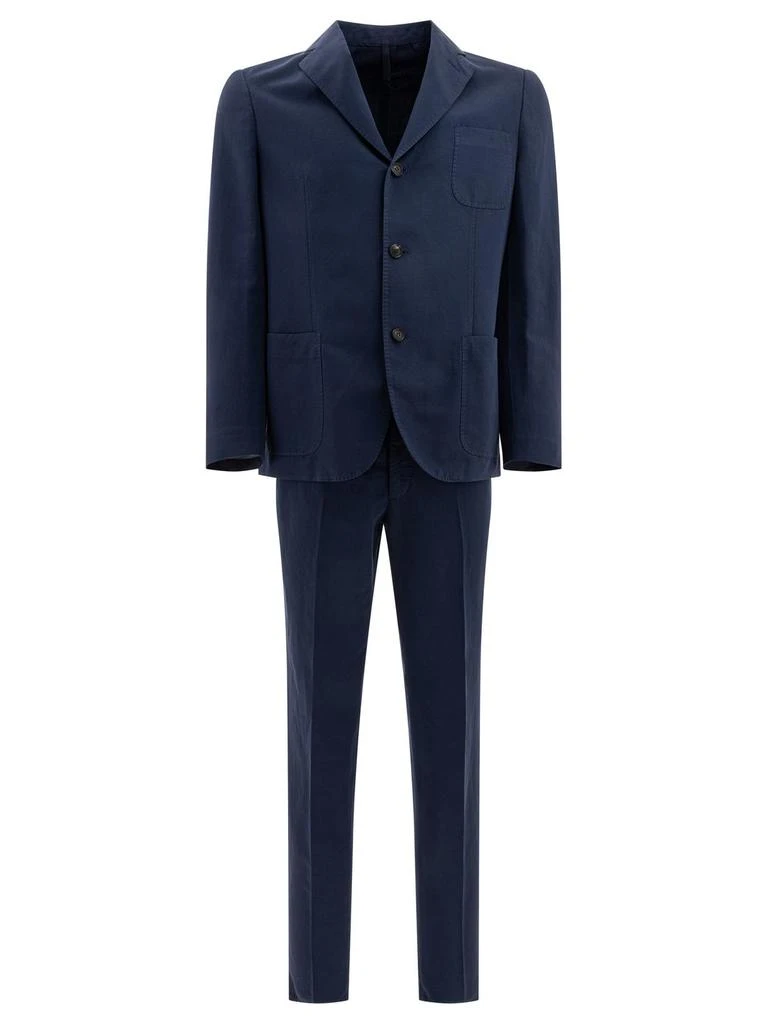 Incotex Ivory Incotex Single-Breasted Suit 1