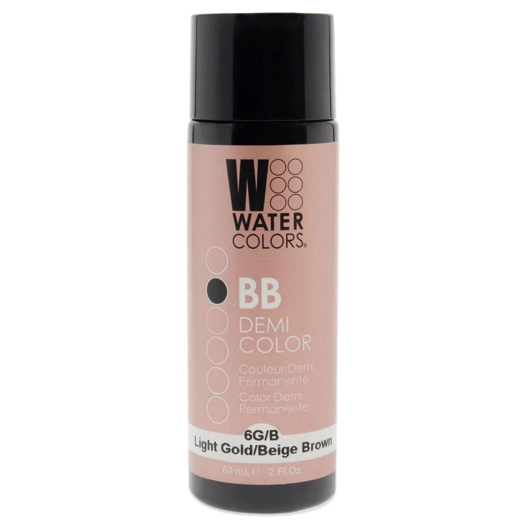 Tressa Watercolors BB Demi-Permanent Hair Color - 6GB Light Golden Beige Brown by for Unisex - 2 oz Hair Color