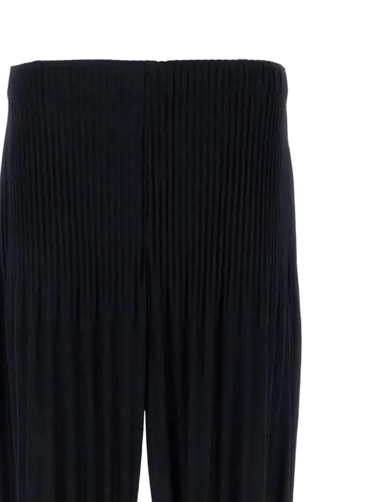 Homme Plissé Issey Miyake Pleated Tapered Jogger Pants with Elastic Waistband 3