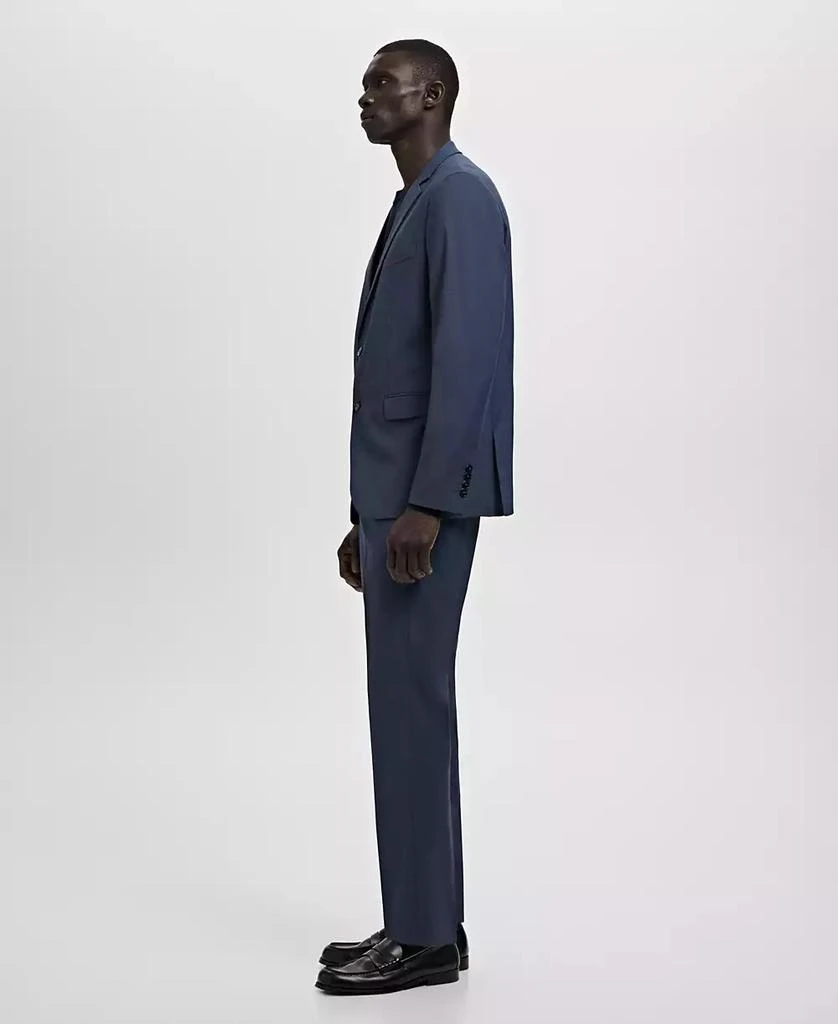 Mango Men
s Stretch Fabric Super Slim-Fit Suit Trousers 4