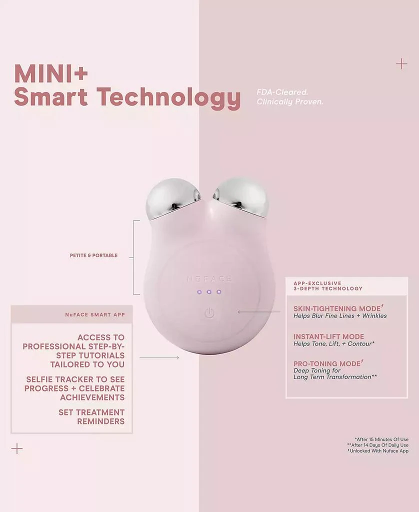 NuFace 4-Pc. Mini+ Starter Set - Sandy Rose 3