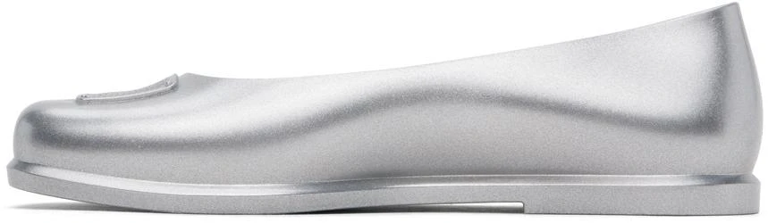 Marc Jacobs Silver Melissa Edition Ruby Ballerina Flats 3