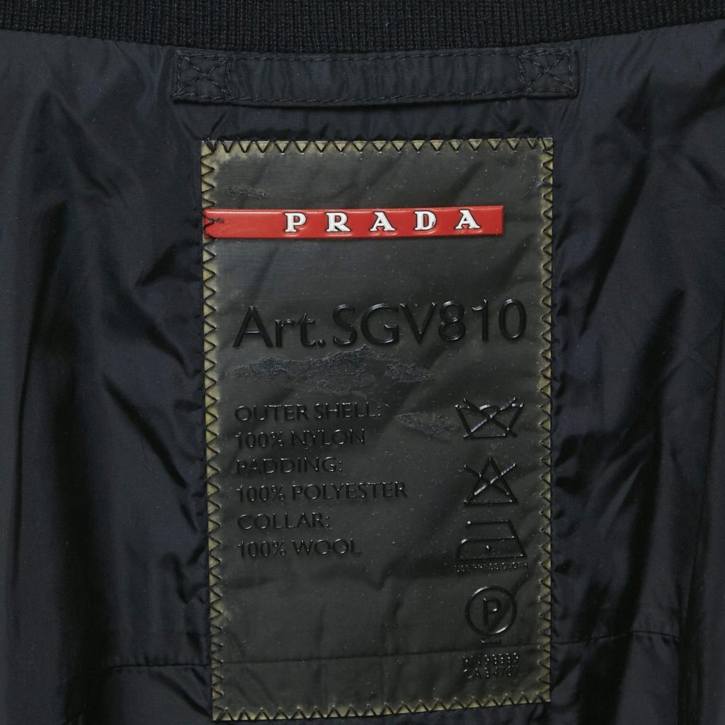 ジャケット・アウター PRADA SPORT logo nylon jacket black Prada Sport Black Nylon Zip-Up Jacket XXL – On Sale Now with Up to
