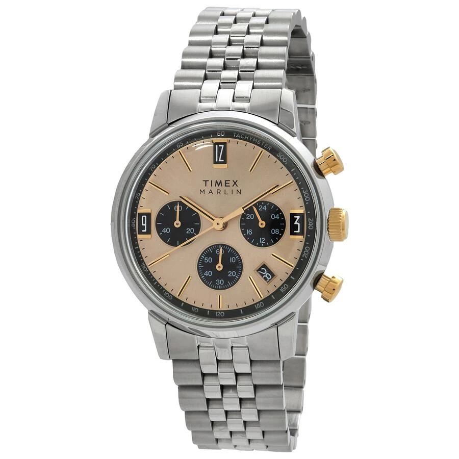 Timex Timex Marlin Chronograph Quartz Champagne Dial Men's Watch TW2W60100 1