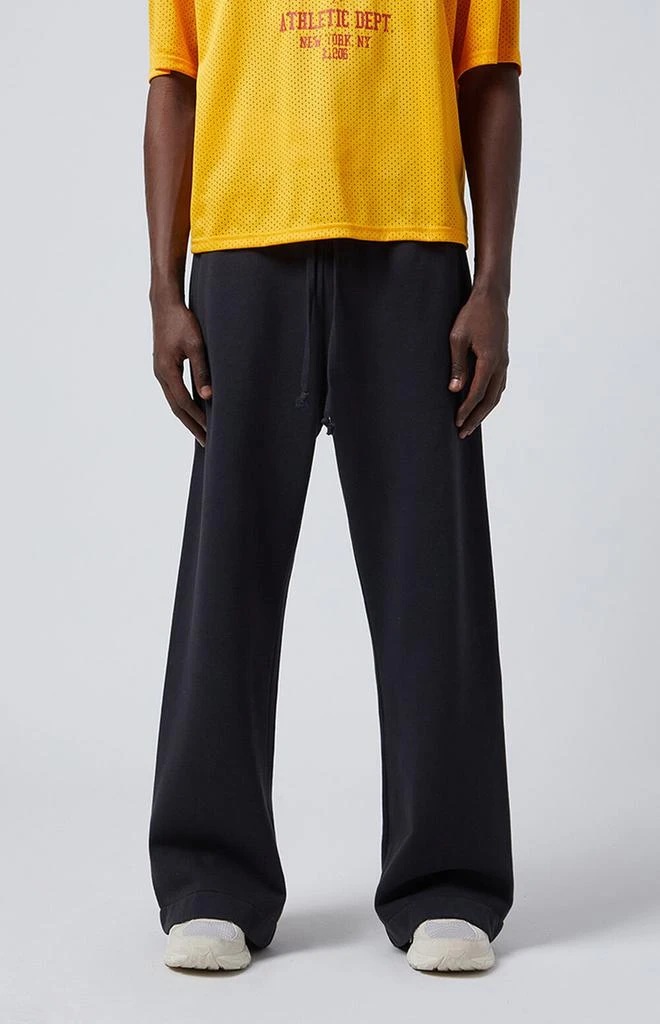 PacSun Black Wash Baggy Sweatpants 1