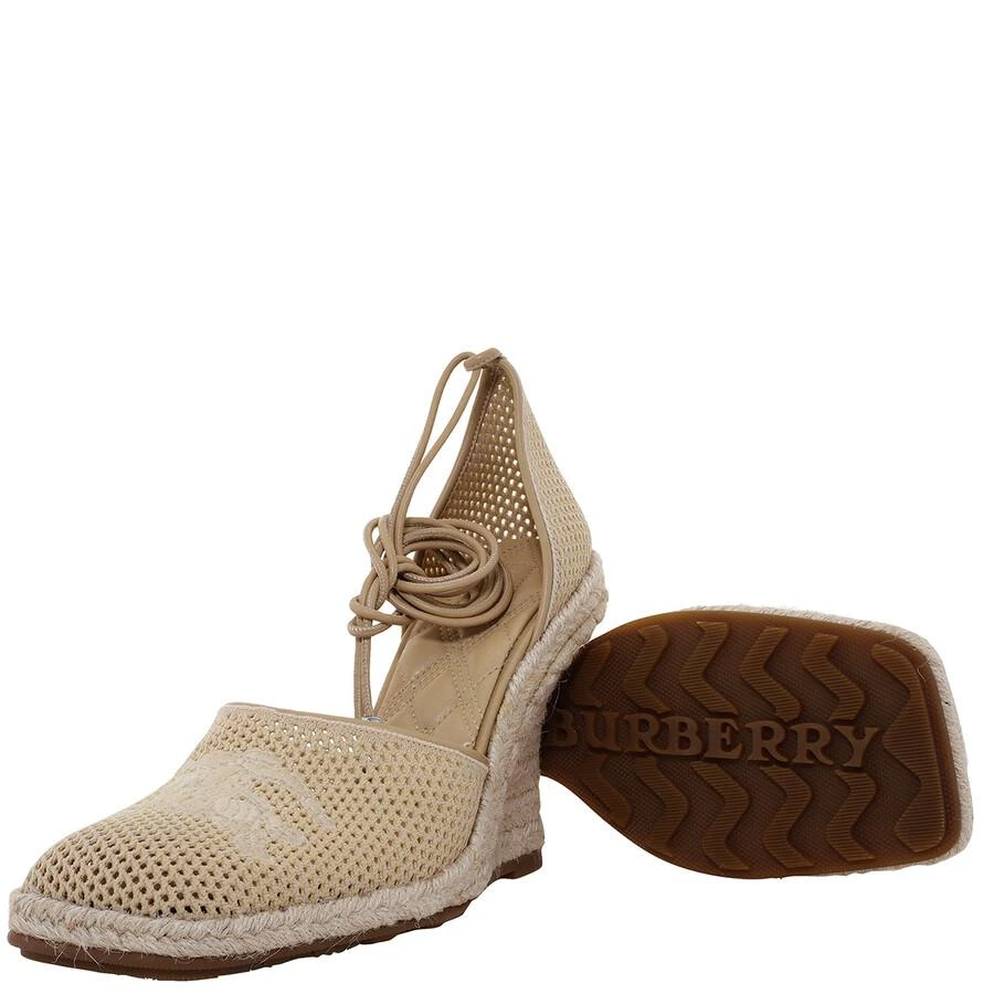 Burberry Mesh Plunge Wedge Heel Espadrilles 2