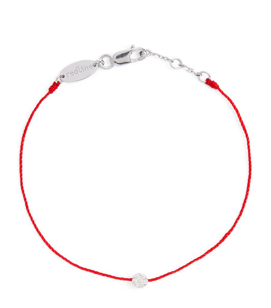 Redline White Gold and Diamond Illusion Bracelet (17.5cm)