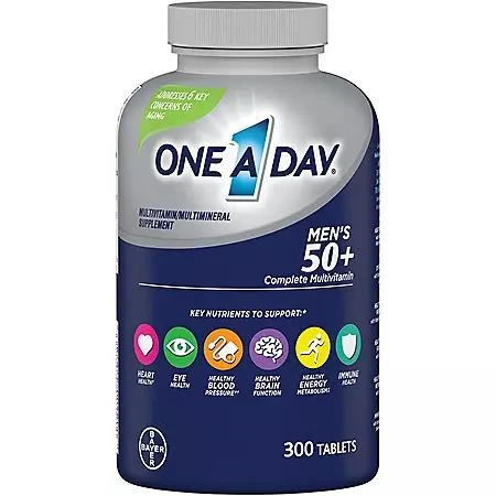 One A Day One A Day Men's 50+ Healthy Advantage Multivitamin Tablets 300 ct. 2