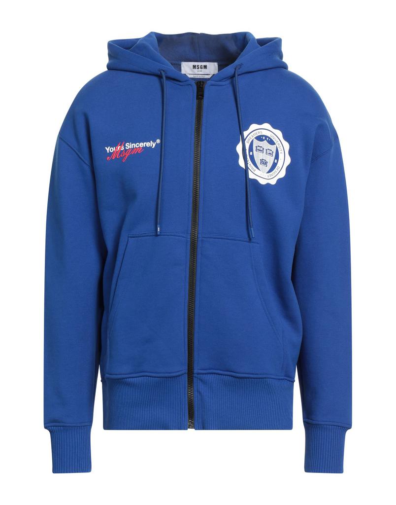 スウェット・トレーナー MSGM EMBROIDERED FLEECE SWEATSHIRT WITH ZIP MSGM embroidered-logo zip-up Sweatshirt | Neutrals | FARFETCH