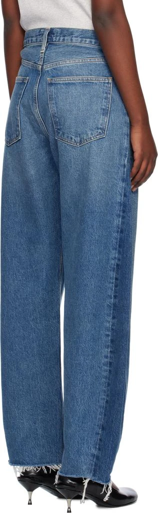 AGOLDE Blue Luna High Rise Pieced Taper Jeans 3