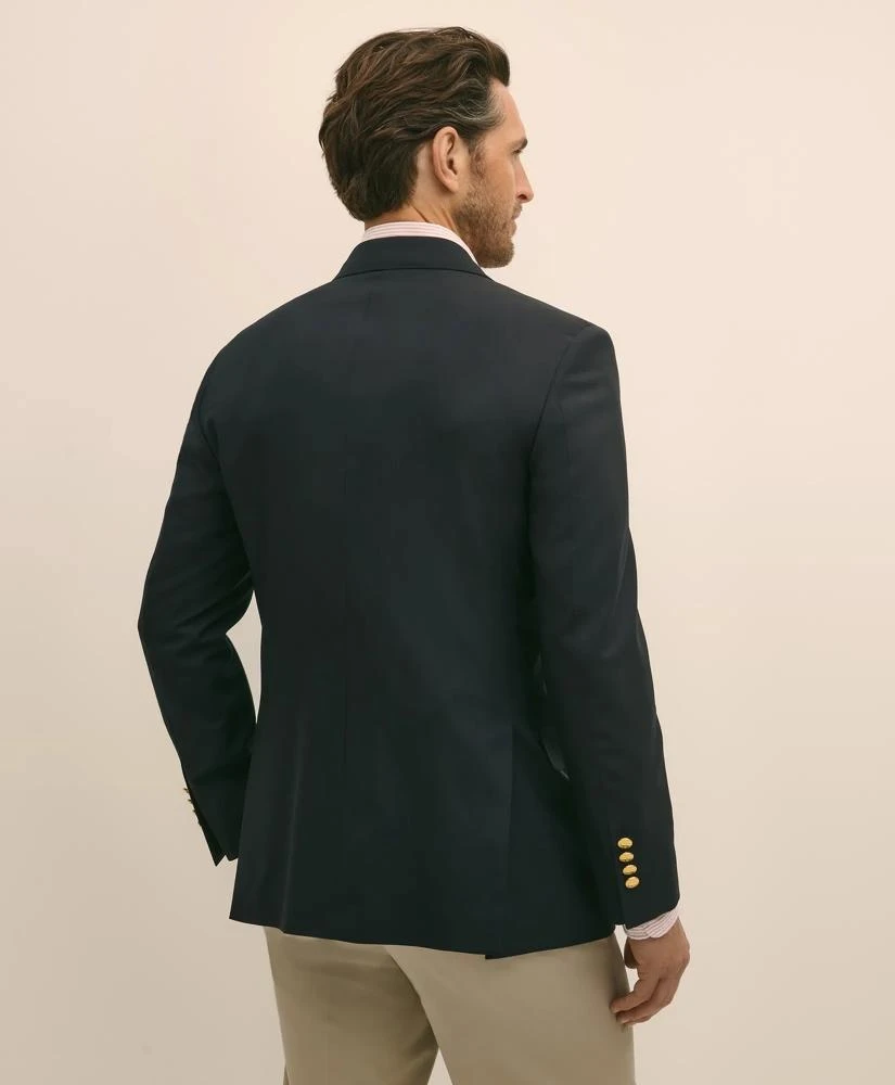 Brooks Brothers Classic Fit Stretch Wool Double-Breasted 1818 Blazer 5