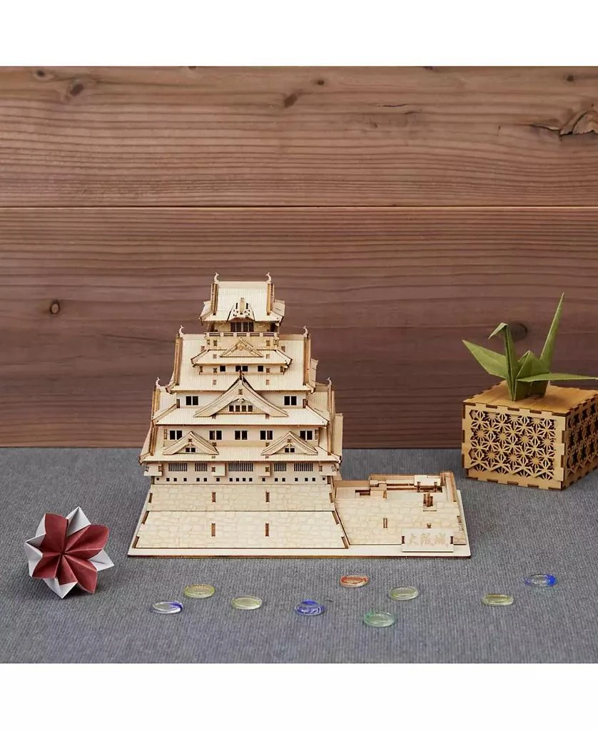 Flash Popup 3D DIY Puzzle: Osaka Castle wa-gu-mi - 233pcs 6