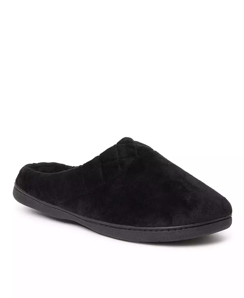 Dear Foams Women's Darcy Velour Clog With Quilted Cuff Slippers
