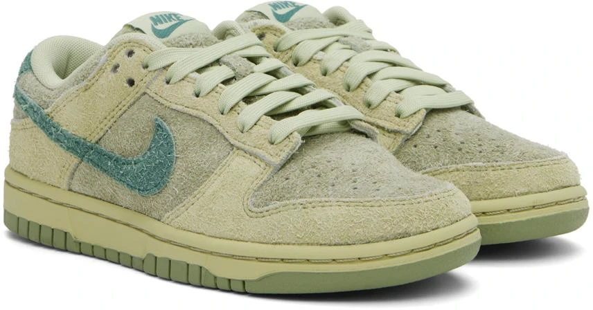 NIKE Green Dunk Low Sneakers 4