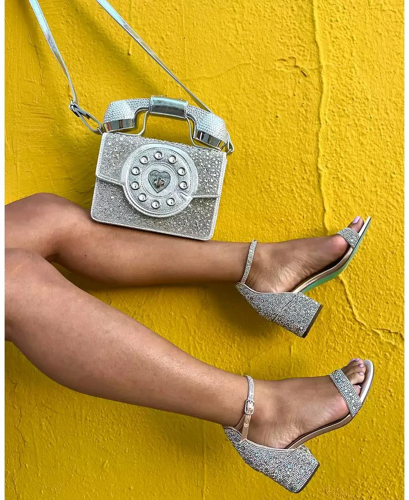 Betsey Johnson Betsey Johnson Mari Block Heel Dress Sandals 11