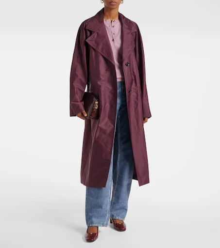 Salvatore Ferragamo Croc-effect leather slingback pumps 3