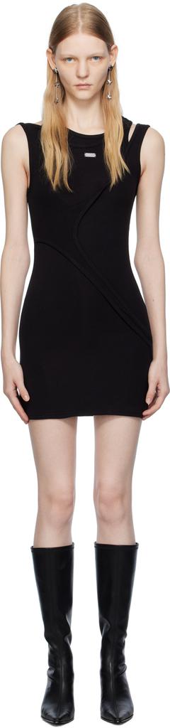 HELIOT EMIL Black Estuarine Minidress