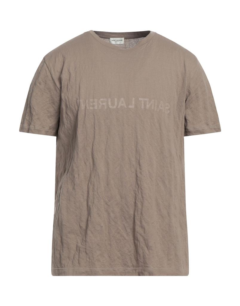 Yves Saint Laurent Cassandre logo-embroidered cotton-blend T