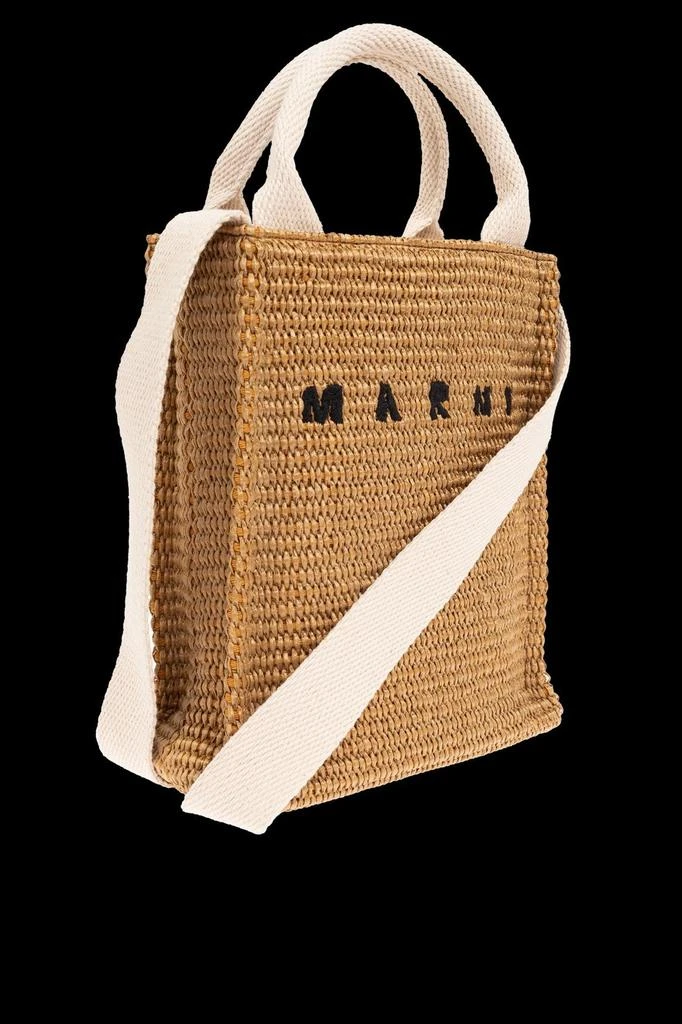 Marni Marni Logo Embroidered Shoulder Bag 3