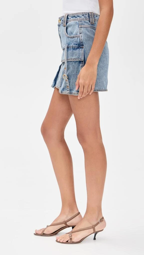 Aje Juno Denim Micro Mini Skirt 3