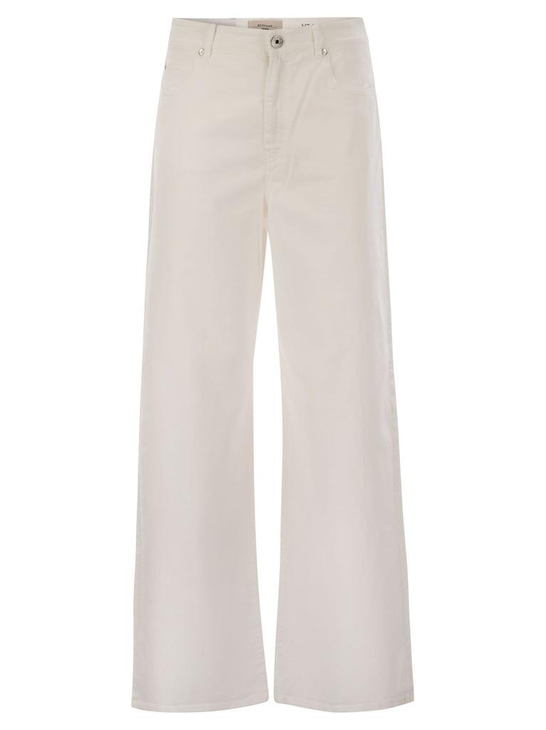 Weekend Max Mara Weekend Max Mara Medina Logo Patch Wide Leg Trousers