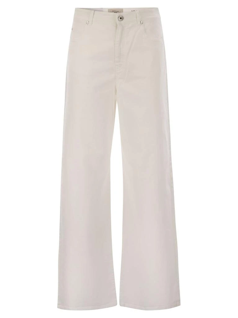 Weekend Max Mara Weekend Max Mara Medina Logo Patch Wide Leg Trousers 1