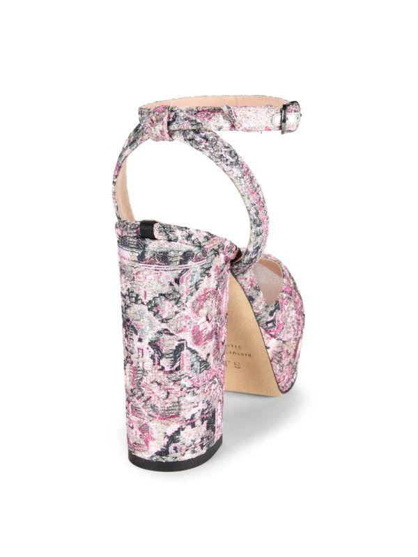 SJP by Sarah Jessica Parker Defy Jacquard Block Heel Platform Heels 3
