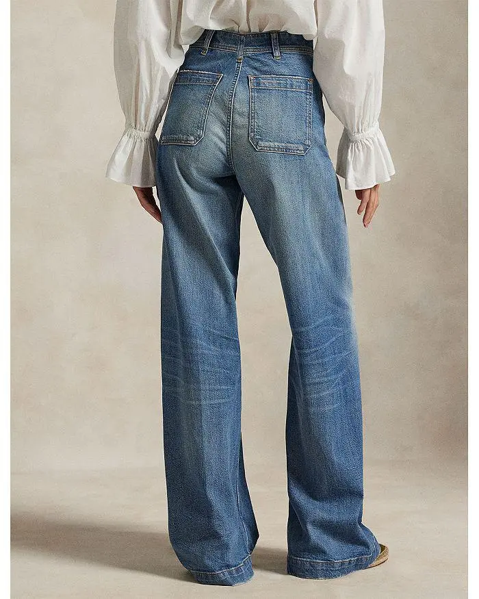 Ralph Lauren High Rise Bootcut Jeans in Arlit Wash 3