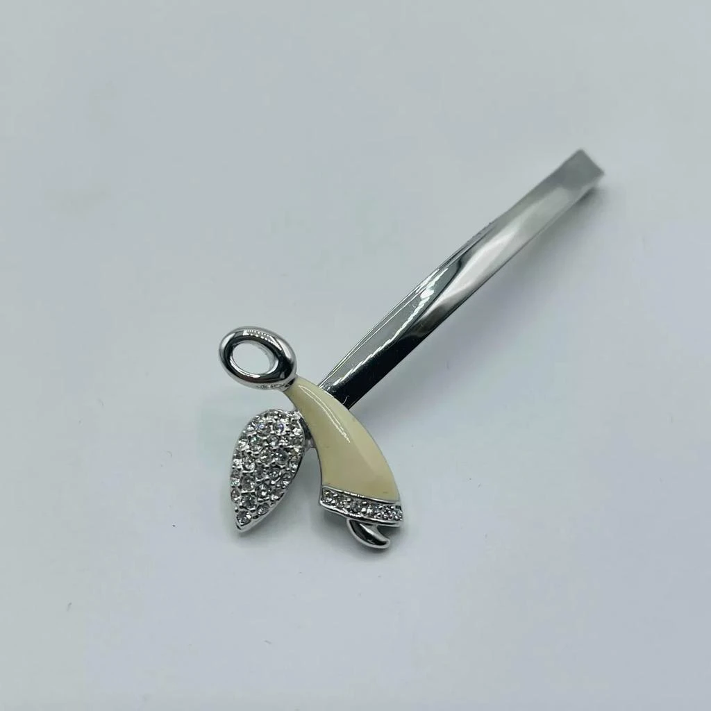 Swarovski Dancing Rhodium Angel Hair Pin 3