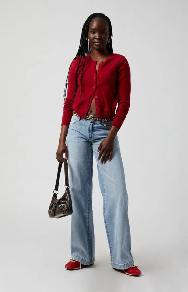 PacSun Casey Low Rise Baggy Jeans Light Indigo 2