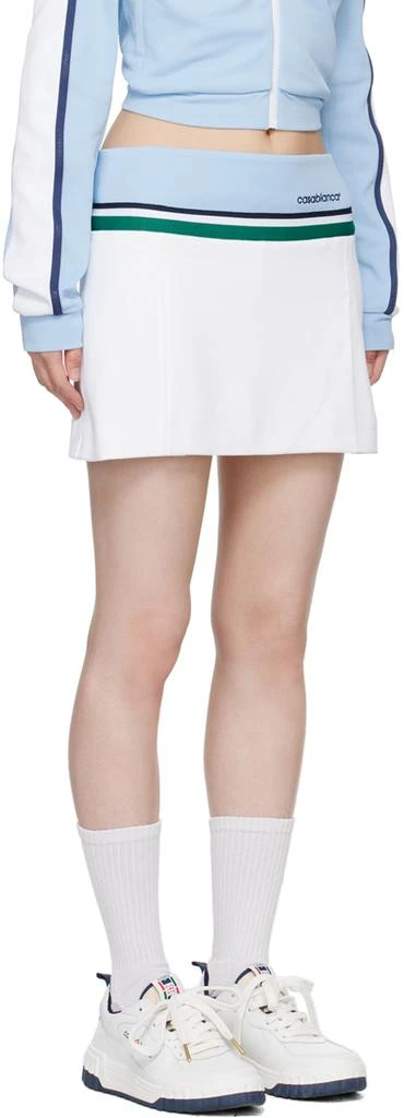 Casablanca White Contrast Panel Skort 2