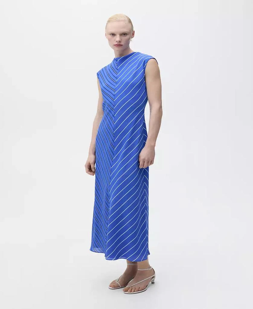 Women's Combined Striped Flared Dress  On Sale Now with Up to 65% Off |  Discover Exclusive Deals & Savings at BeyondStyle  Authentic Mango dress|women's  fashion|dresses with Limited-Time Discounts, Free Shipping,