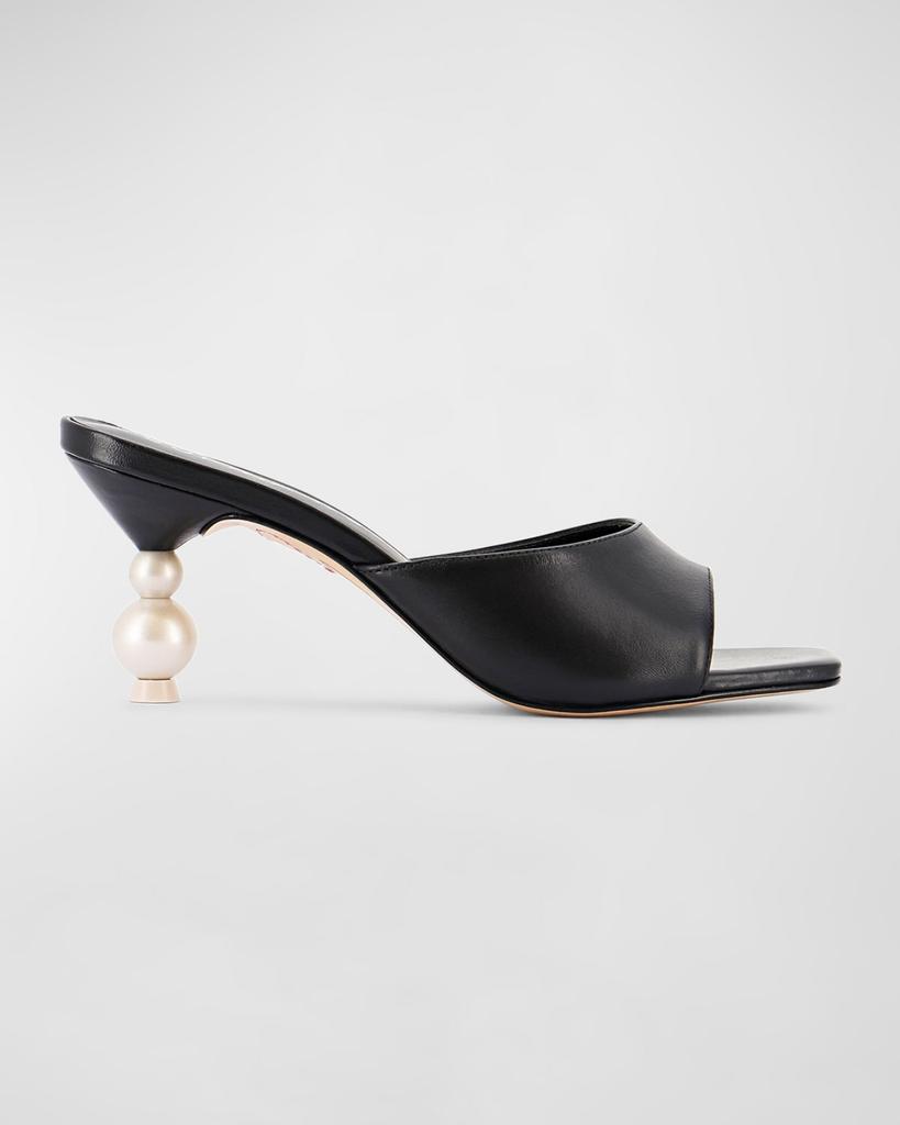 Sophia Webster Pearla Leather Mule Sandals