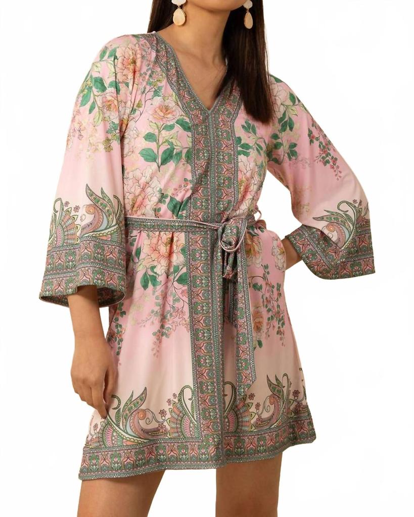 Hale Bob Kaliyah Jersey Dress In Pink