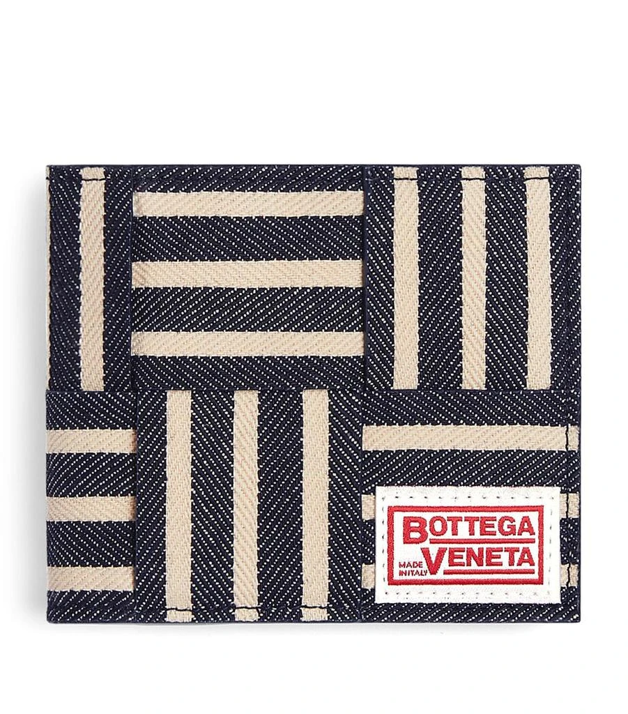 Bottega Veneta Hickory Denim Bi-Fold Wallet 2