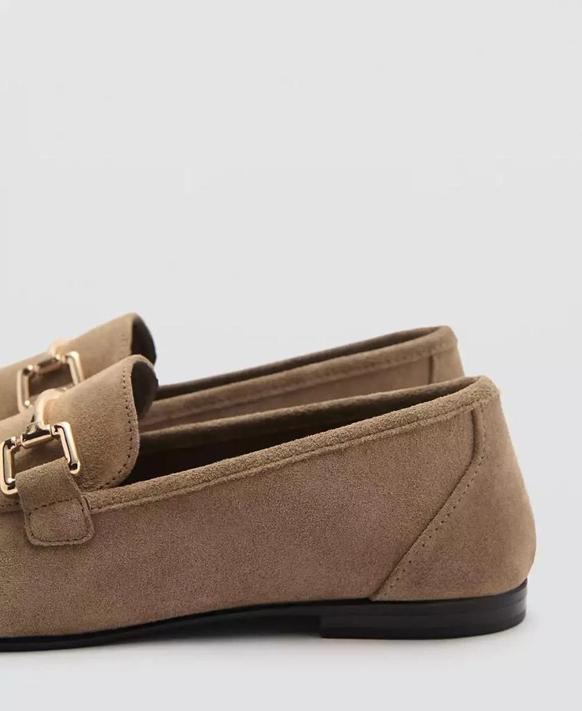 Mango Women's Suede Leather Moccasins 4