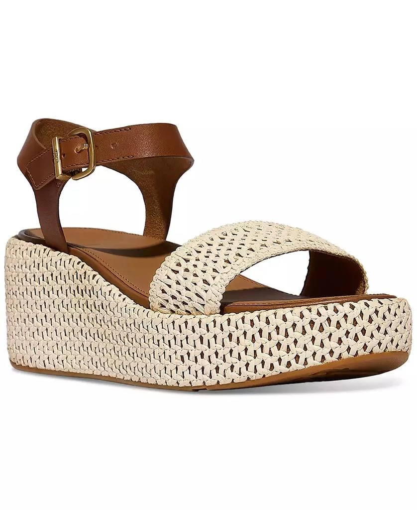 FitFlop Women's Platform Woven Wedge Sandals 1