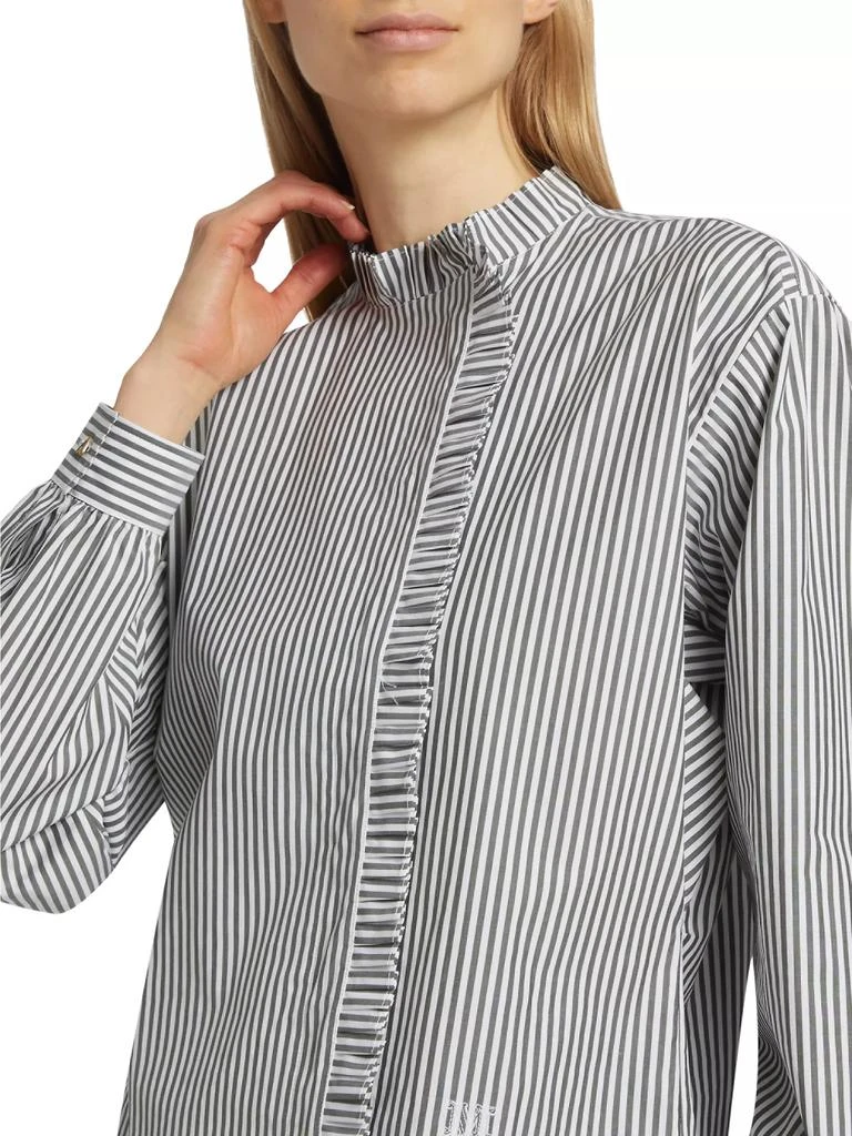 Max Mara Didy Stripe Cotton-Blend Shirt 6
