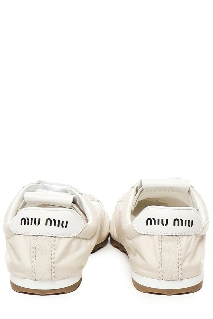 Miu Miu Miu Miu Logo-Printed Lace-Up Sneakers 4